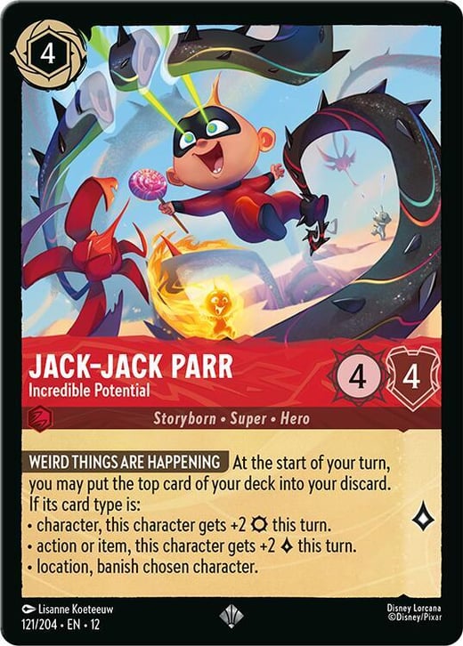 Jack-Jack Parr - Incredible Potential 121/204 — Wilds Unknown