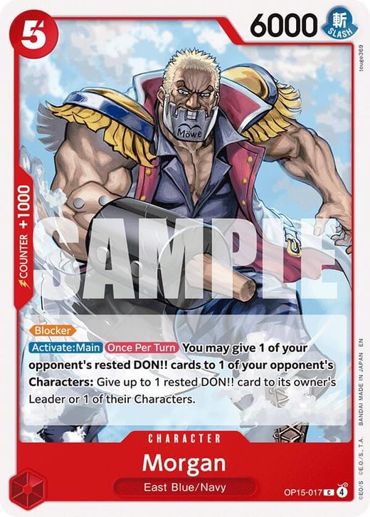 Morgan OP15-017 — OP-15 Adventure on Kami's Island
