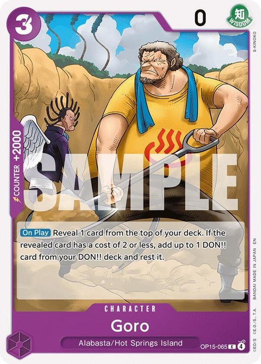 Goro OP15-065 — OP-15 Adventure on Kami's Island