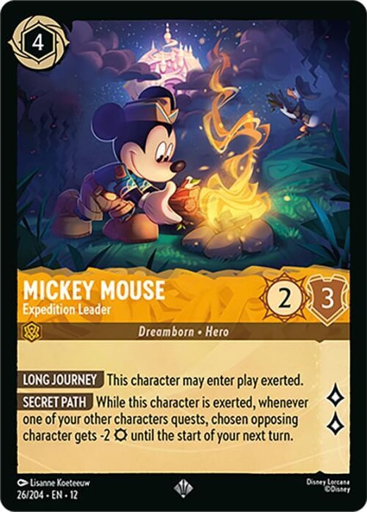 Mickey Mouse - Expedition Leader 26/204 — Wilds Unknown