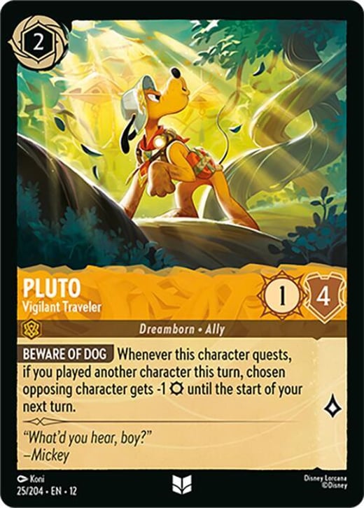 Pluto - Voyageur vigilant 25/204 — Wilds Unknown