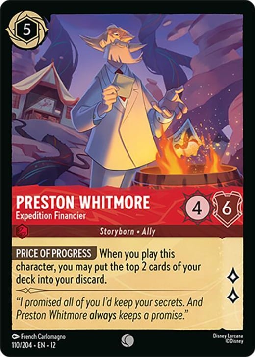 Preston Whitmore - Financeur de l'expédition 110/204 — Wilds Unknown