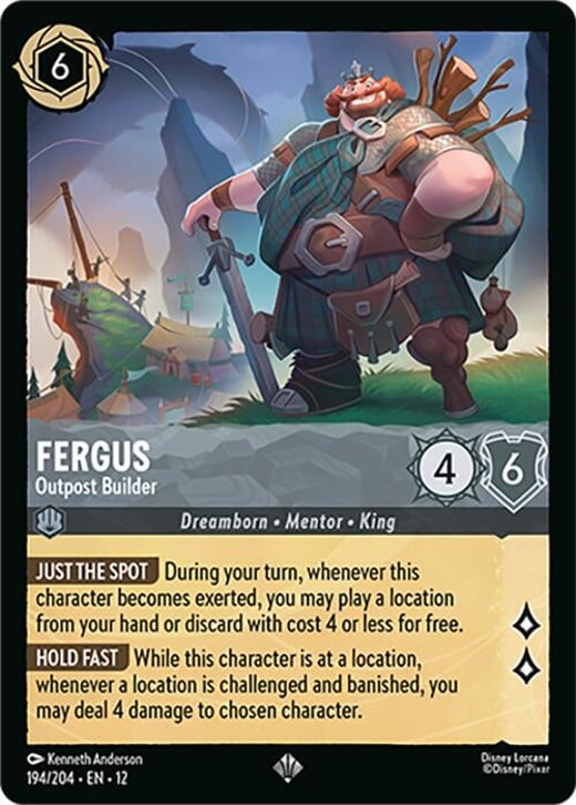 Fergus - Bâtisseur d'avant-postes 194/204 — Wilds Unknown