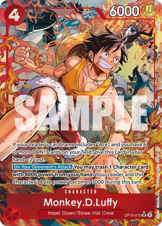 Monkey D. Luffy OP16-015_p1 — OP-16 The Time of Battle