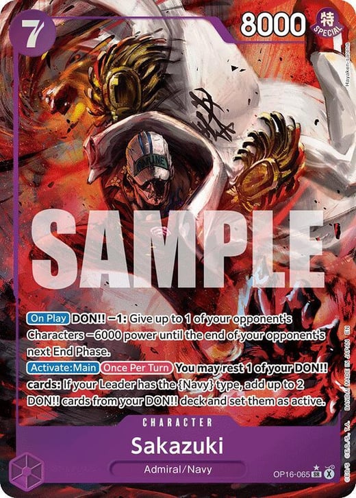 Sakazuki OP16-065_p1 — OP-16 The Time of Battle