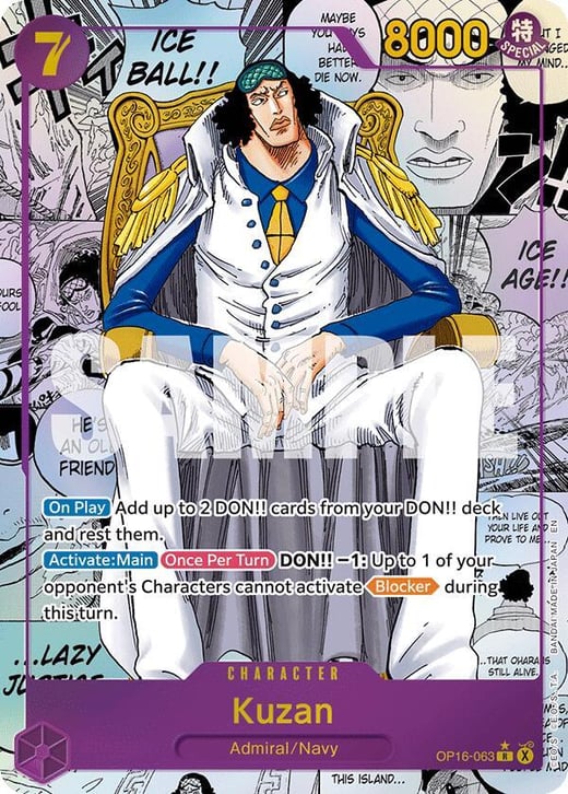 Kuzan OP16-063_p2 — OP-16 The Time of Battle